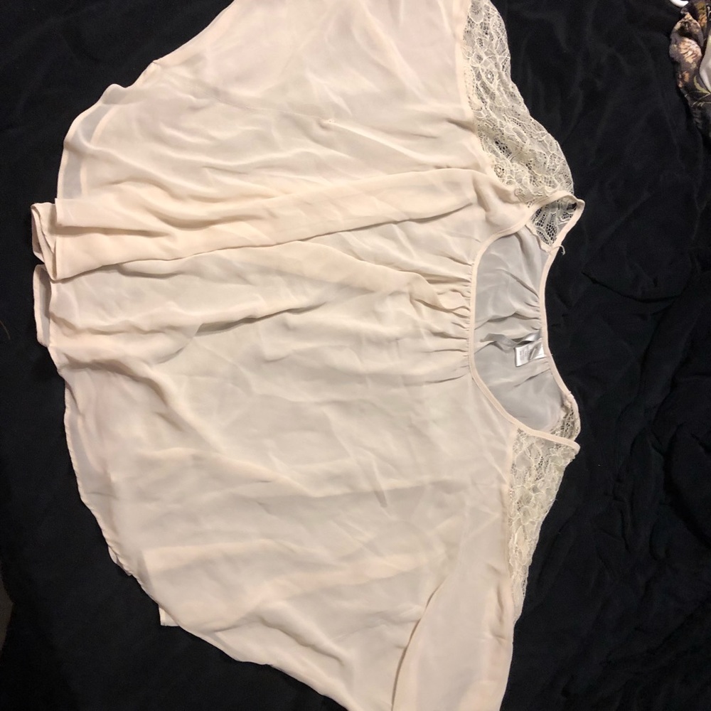 Cream blouse